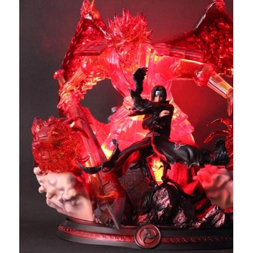 Figurine Naruto GK Susanoh Uchiha Itachi 7 couleurs lumineuses grande version statue décoration