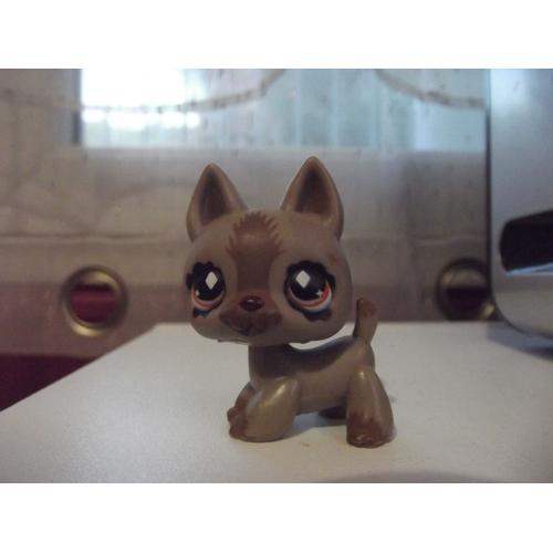 Figurine Petshop Chien Gris