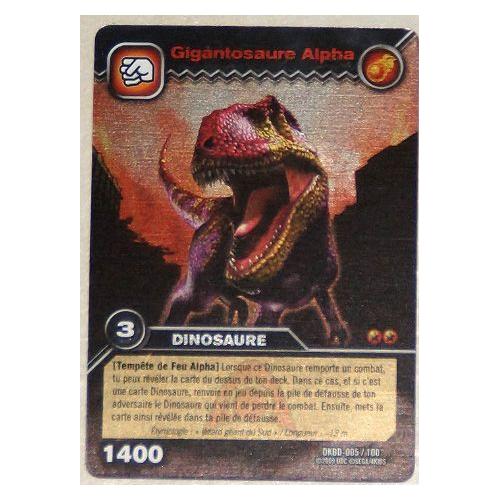Gigantosaure alpha DKBD005 Dinosaur King Carte Holo Rakuten