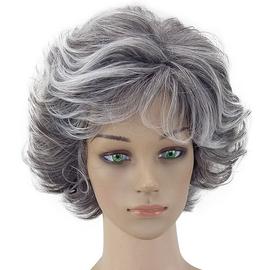 perruque cheveux naturels gris