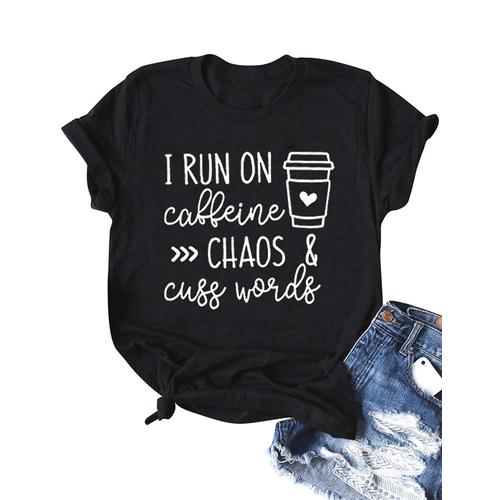 Men Casual Valentines Day T-Shirt Chanyuhui Short Sleeve O-Neck Letter Print Soft Tee Stylish Shirts Tops for Lovers