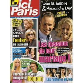 Ici Paris N 3343 Jean Dujardin Et Alexandra Lamy Les Dessous De Leur Mariage Rakuten