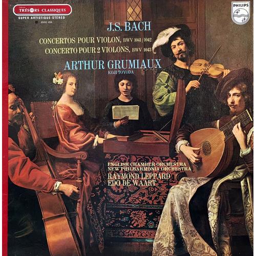 J.S. BACH Disque Vinyle LP 33 tours Philips Tresors Classiques 6500 456 BACH Concertos