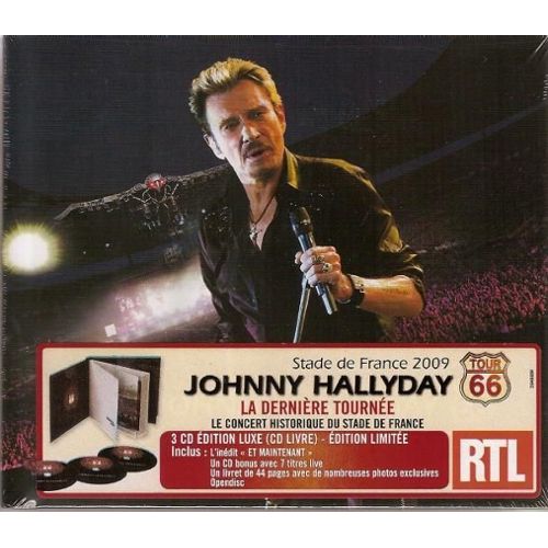 chansons de johnny hallyday tour 66 stade de france 2009