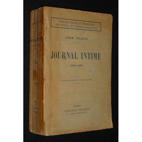 Journal intime (18531865)  Livre ancien  Rakuten