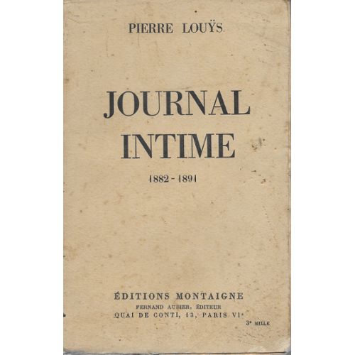 journal intime online