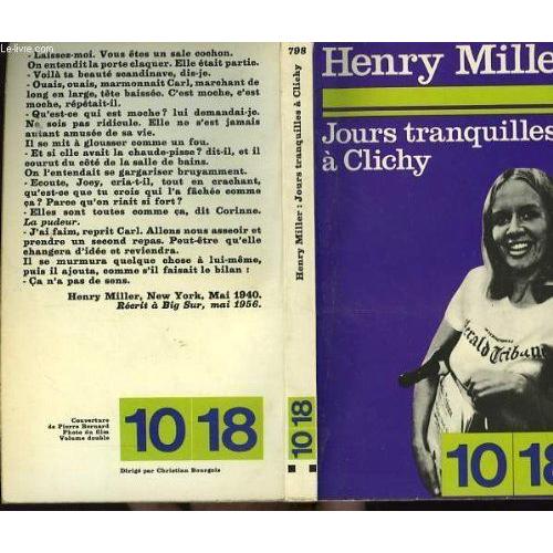 Jours Tranquilles à Clichy - 