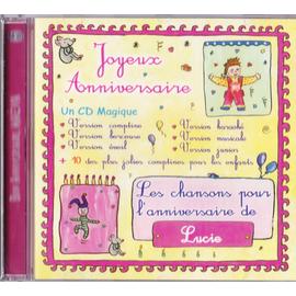Joyeux Anniversaire Les Chansons Pour L Anniversaire De Lucie Rakuten Joyeux Anniversaire Les Chansons Pour L Anniversaire De Lucie Rakuten