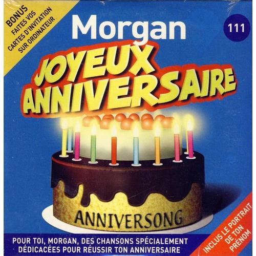  JOYEUX ANNIVERSAIRE MORGAN  Rakuten