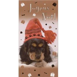 Joyeux Noel Chien Carte Postale Rakuten