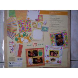 Kit Scrapbooking Theme Anniversaire Loisirs Creatifs Rakuten