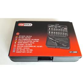 0,25/" - KS Tools 911.2085. Coffret tournevis et embouts,122 pièces 0,6 cm