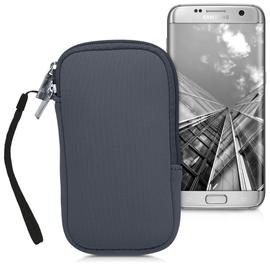 kwmobile Housse de Protection pour Smartphone M Sacoche de Protection pour T/él/éphone Portable en N/éopr/ène Cactus Vert-Fuchsia-Sable 5,5