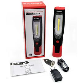 Lumieres 2200mah Led Et Aimantée Batterie Deux Puissante Inspection Baladeuse 3w Fil Rechargeable Torche Cob Sans Lampe SUMpGVqz