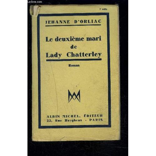  Le Deuxieme Mari  De Lady Chatterley Livre ancien Rakuten