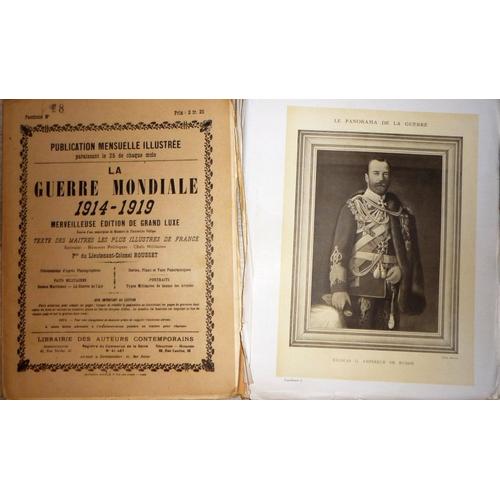 Le panorama de la guerre 1914 1919 Livre ancien Rakuten