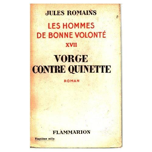Jules Romains Les Hommes De Bonne Volonte Les hommes de bonne volonté / tome 17 / vorge contre quinette | Rakuten
