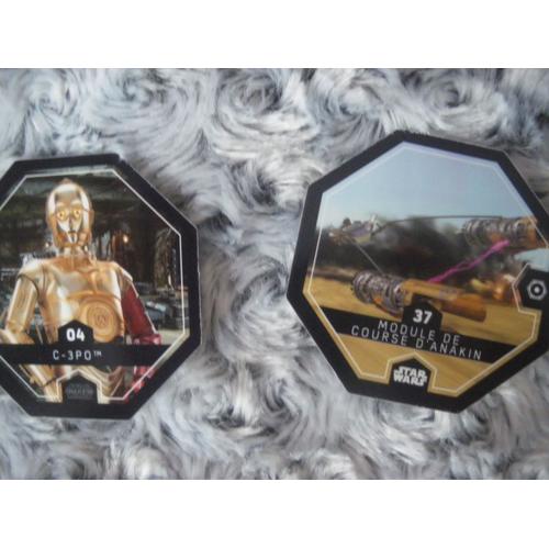 Cartes A L Unite Jeton Cosmic Shells Star Wars Leclerc N 6 C 3po