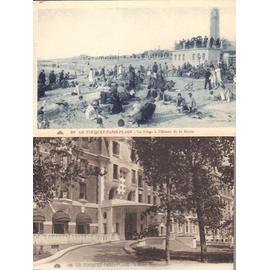 Lot De 2 Cartes Postales Anciennes De Touquet Paris Plage Pas De Calais 62