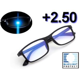 Qagazine Lunettes de protection anti-fatigue de la lumière bleue pour homme et femme avec lentille PC Style vintage