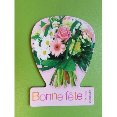 Magnet Yves Rocher Bouquet De Fleurs Bonne Fête