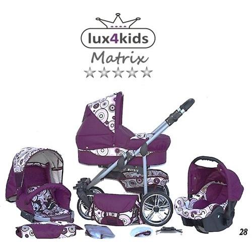 poussette matrix rose