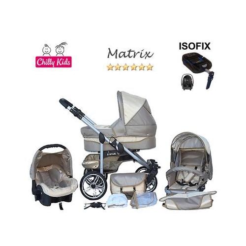 poussette trio base isofix