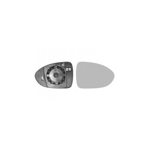 Pour Audi A3 10-12 Droit Côté Conducteur Plat Aile Porte Miroir en verre avec plaque