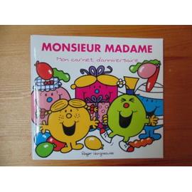 Monsieur Madame Mon Carnet D Anniversaire Rakuten