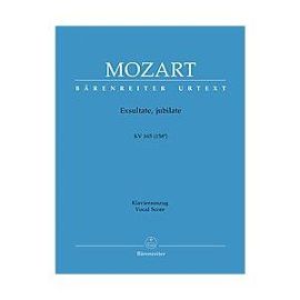 - Klavierauzug // Vocal Score // Voix et Piano MOZART 158a jubilate KV 165 Exsultate