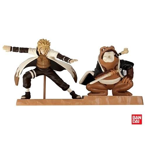 Naruto Big Ningyo 1 Minato Namikaze le 4 Hokage en compagnie de la Grenouille géante Gamabunta