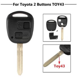 batterie Clé Boîtier toy43 Toyota Aygo Yaris Corolla Avensis rav4 3 touches