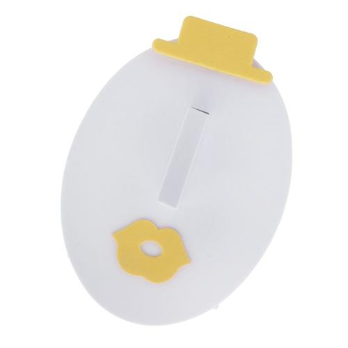 Batteuse en applique 90X25 EDF pêne dormant fouillot triangle 6X9mm zingué blanc