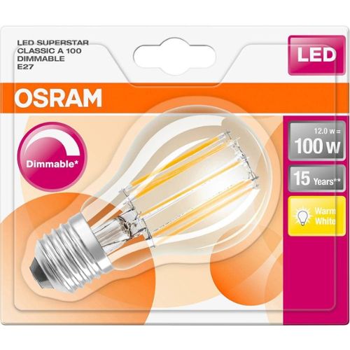 Osram DEL Star Classic a100 lampe e27 ampoules 14 W = 100 W blanc chaud mat
