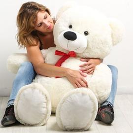 ours en peluche blanc geant