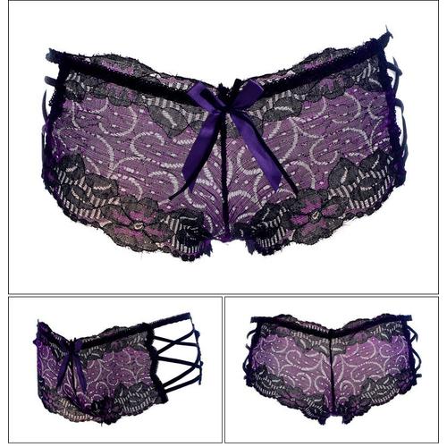 OBSESSIVE Amor Luxe Super Doux Multi Strap décoratif Entrejambe Culotte