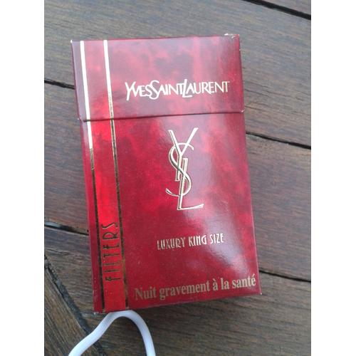 Paquet de cigarettes vide Yves Saint Laurent Rakuten