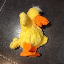 peluche canard jaune