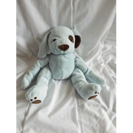 peluche chien bleu