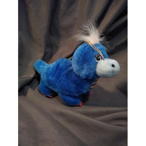 peluche dinosaure bleu