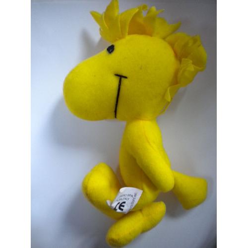 Peluche Woodstock Loiseau Jaune Dans Snoopy Kinder Maxi 1999