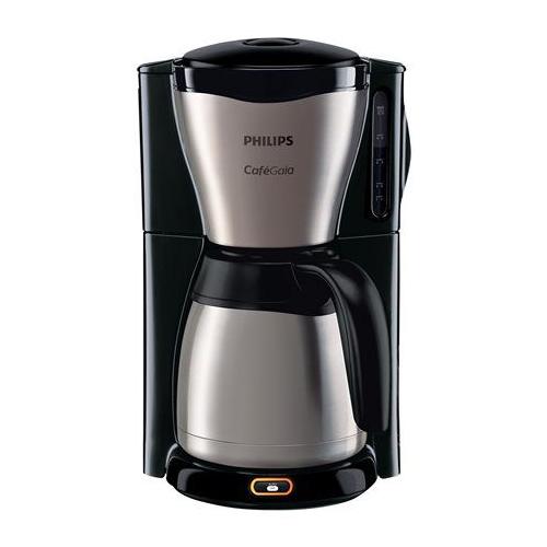 Philips Café Gaia HD7548 Cafetière 15 tasses Métallique/noir