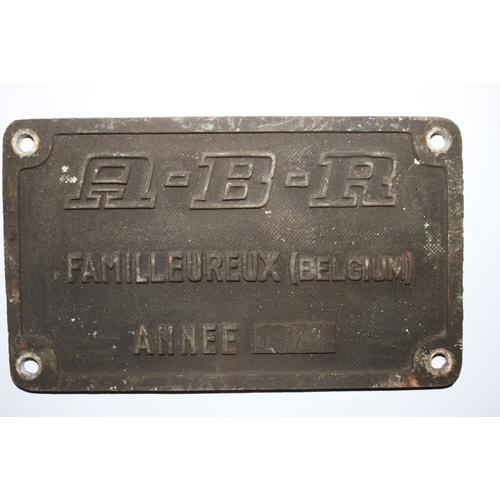 bleue Meccano repro plaque//signe rectangulaire 12mm x 115mm