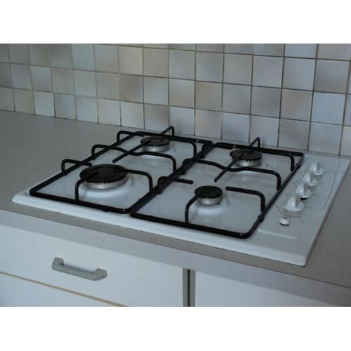 Plaque de cuisson gaz butane 4 feux Blanche Rakuten
