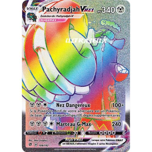 Pokémon - 199/192 - Pachyradjah-VMAX - EB02 - Epée et Bouclier - Clash