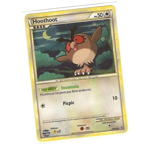 Pokemon HOOTHOOT HOLO BASE 50 PV HGSS05 Rakuten