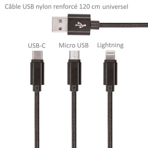 Câble usb Câble de charge Câble de données Câble plat pour Nokia Lumia 1020