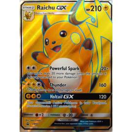 Raichu Gx Sm90 Carte Pokemon En Anglais Rakuten