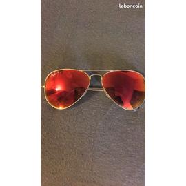 ray ban aviator rouge