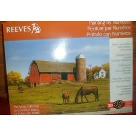 Reeves Peinture Par Numeros Cheval Et Grange Rakuten